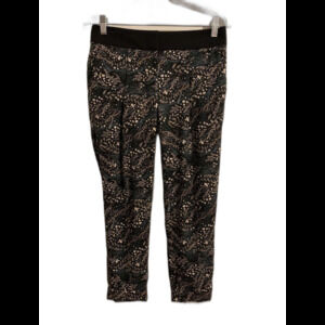 Ann Taylor LOFT Womens Petite Cropped Ankle Pants Sz 0 P Cuffed Lightweight